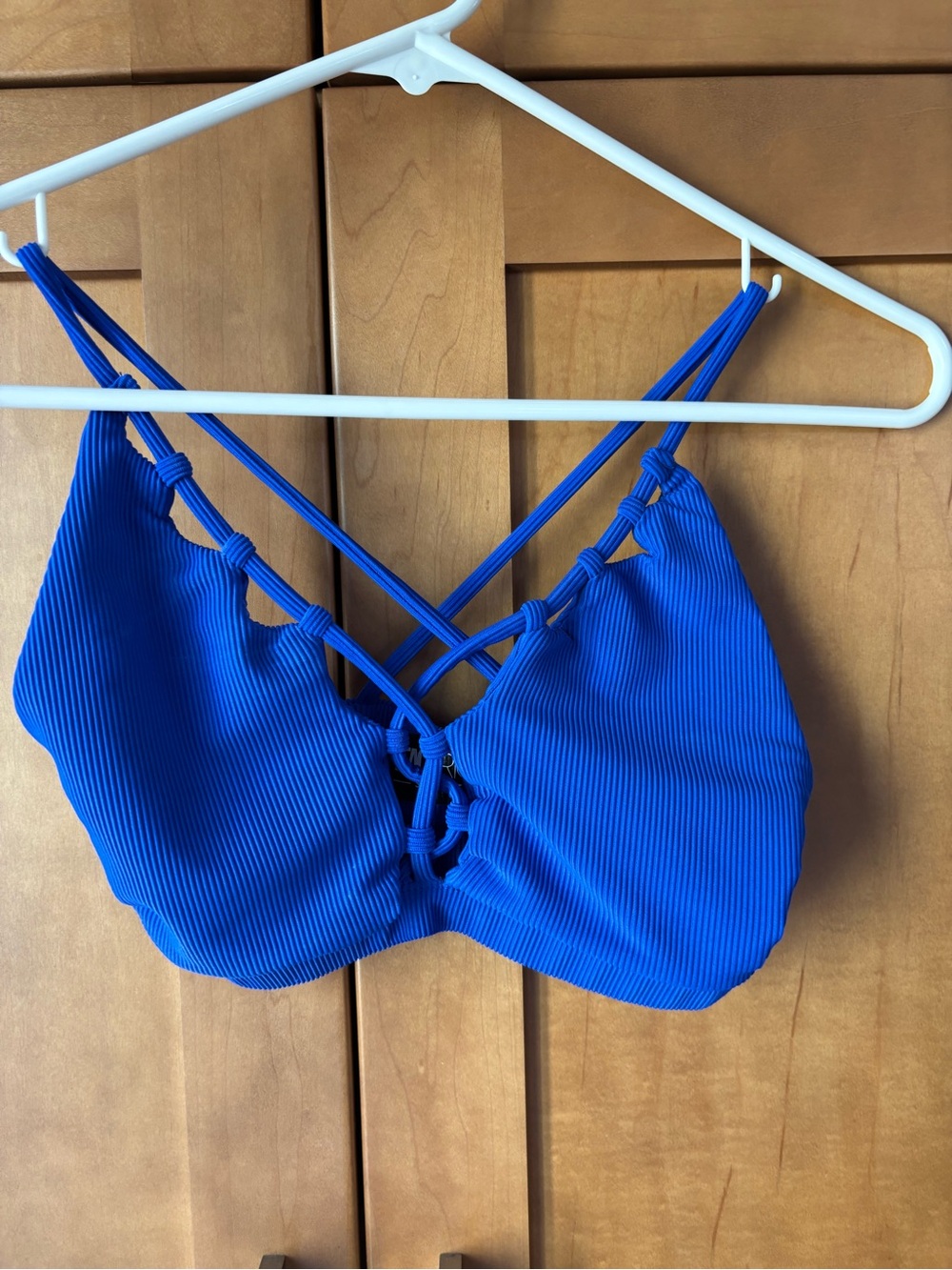Beach Riot Ribbed Strappy Bralette - Picture 1 of 5
